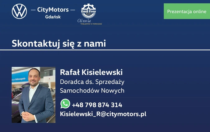 Volkswagen Golf cena 158900 przebieg: 10, rok produkcji 2024 z Wieluń małe 46